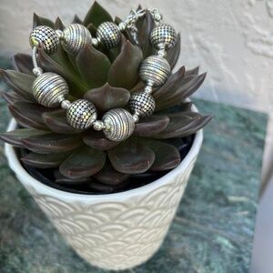 Brighton bracelet silver tone.